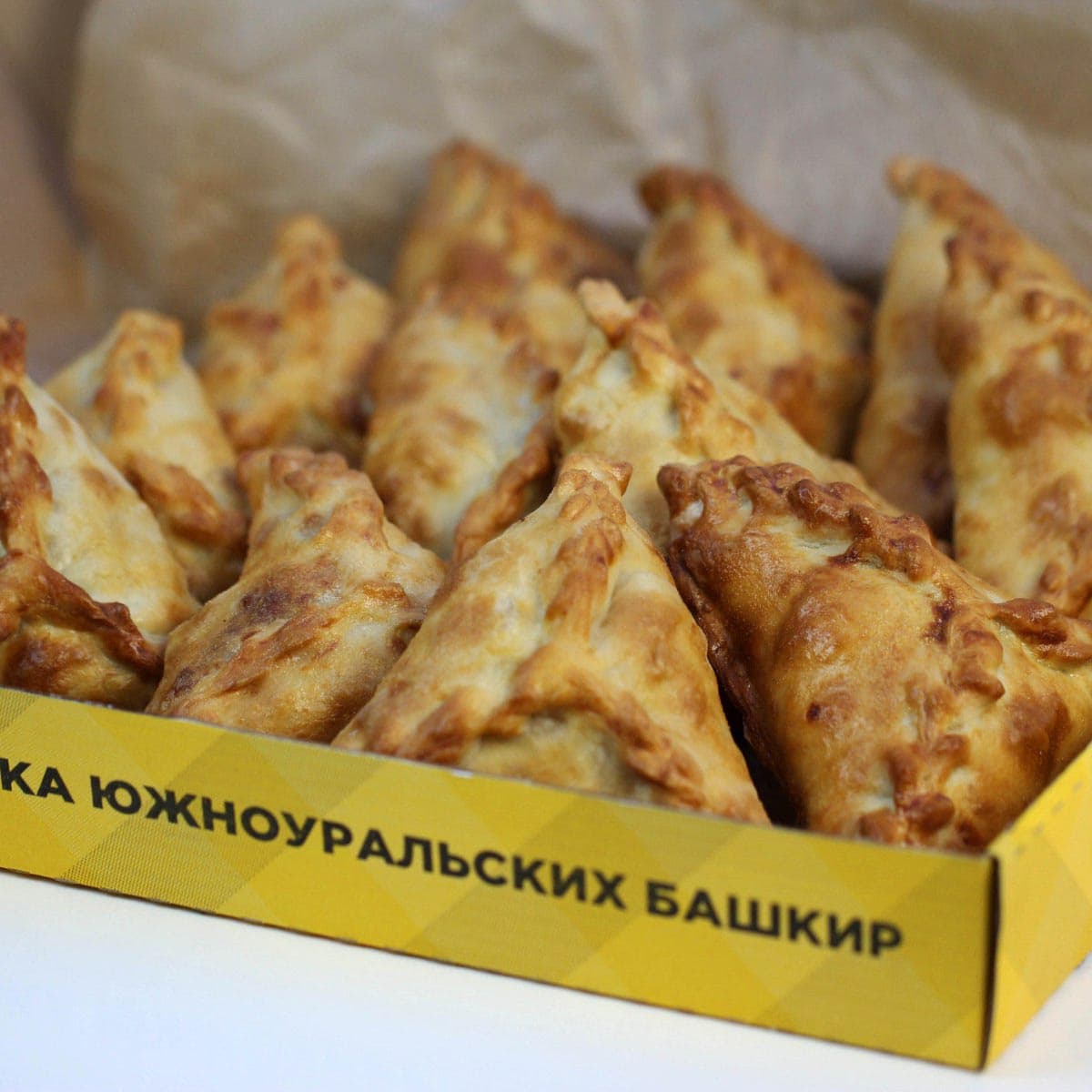 Эчпочмаки с мясом на мацони, 12 шт